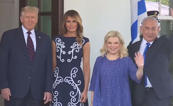 הנשים הראשונות: כשמלניה טראמפ בירכה את שרה נתניהו