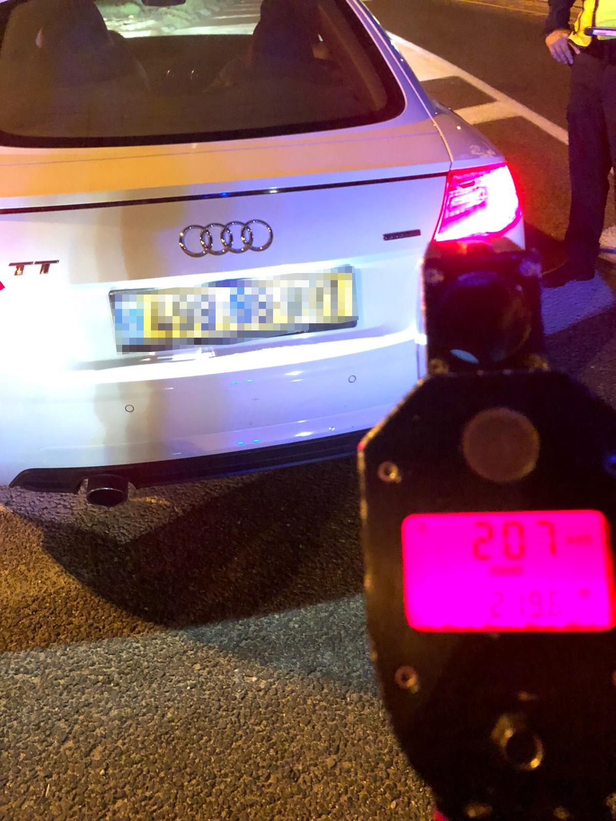 כביש החוף: נהג צעיר בן 19 טס במהירות 207 קמ"ש