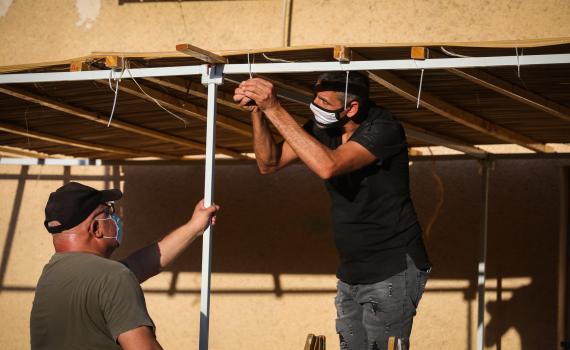 "אין מצב, זה לא אמיתי": לבנות סוכה במרכז תל אביב