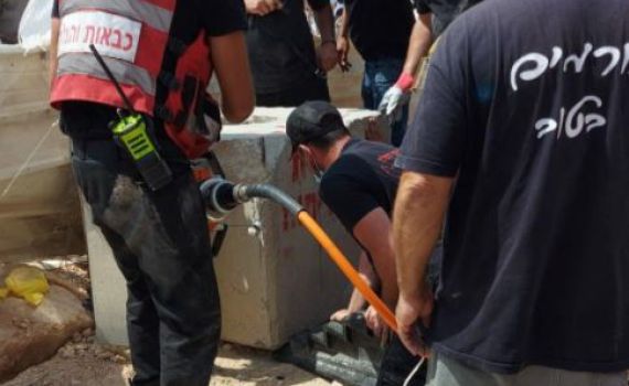 חילוץ דרמטי: ילד בן 7 "נבלע" בתוך בטונדה וחולץ