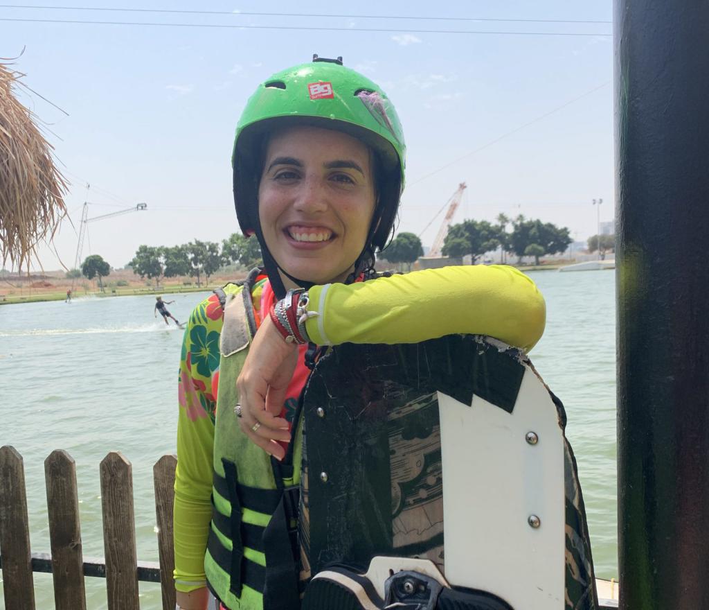 שירצור באקסטרים: סקי מים באגם בתל אביב