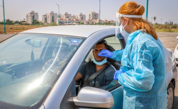 2,565 נשאי קורונה חדשים אובחנו ביממה האחרונה