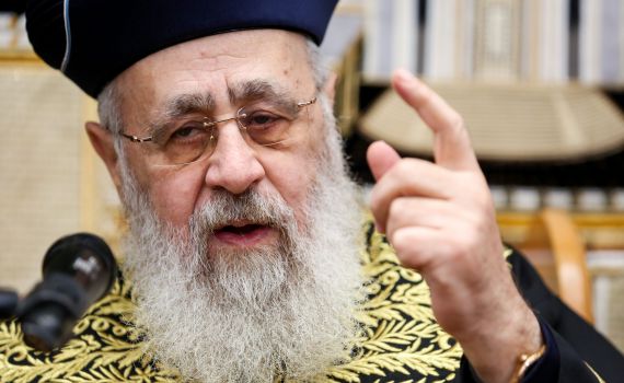 הרב יוסף: "הזעזוע הזה צריך לחזק את כל עם ישראל"