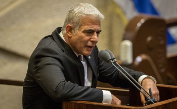 לפיד: יש לכם עוד 48 שעות. תבטלו את הסגר הנורא הזה