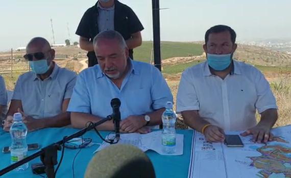 ליברמן בשומרון: כשתהיה ממשלת ימין אני אהיה שם