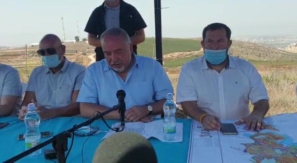 ליברמן בשומרון: כשתהיה ממשלת ימין אני אהיה שם