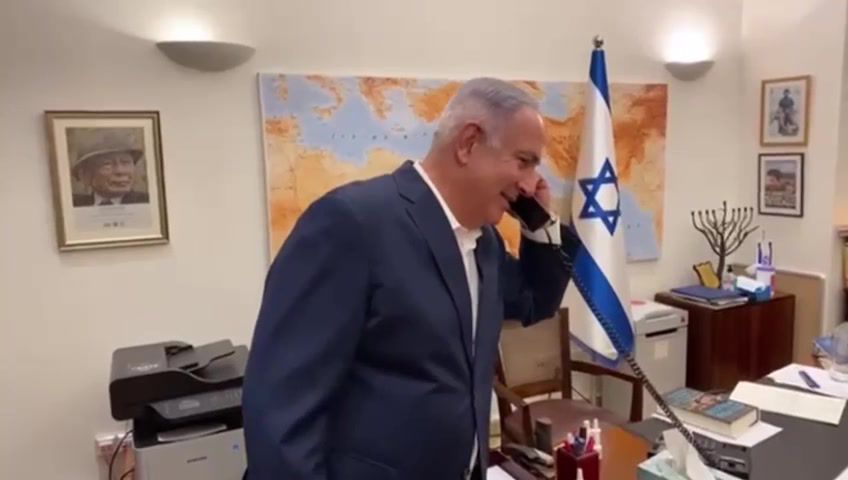 נתניהו קיבל שיחה בהפתעה מבנו אבנר בשידור חי. צפו