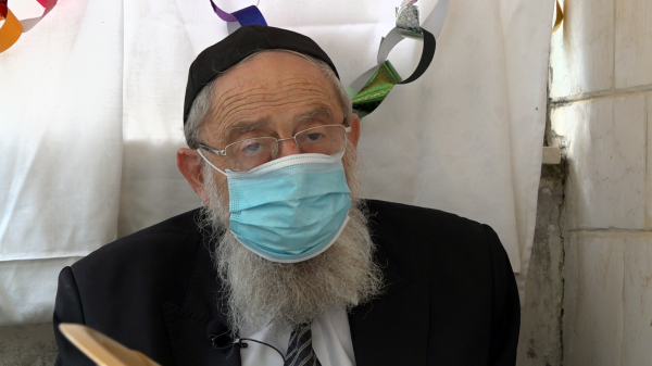 הרב אריה שטרן: "מסכה זה לא נוח, אבל זה פיקוח נפש"
