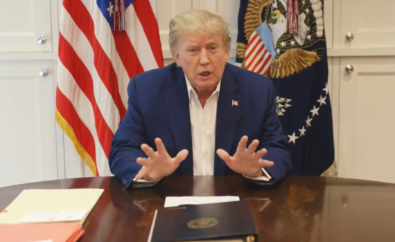 שוב: ציוץ של טראמפ סומן בטוויטר כמפיץ מידע שקרי