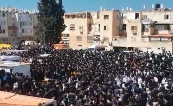 יצאה משליטה: אלפים בלווית האדמו"ר מפיטסבורג