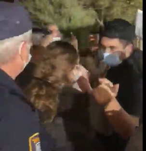 דם וצרחות: המשטרה פיזרה באלימות חתונה. צפו