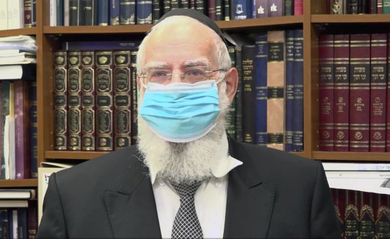 הרב יעקב שפירא: חובה להיזהר על שמירת הגוף והנפש