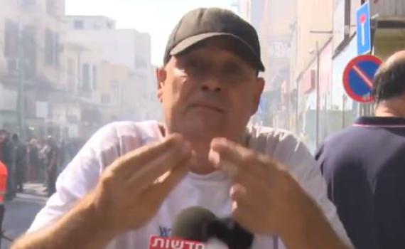 צפו: המרואיין פרץ בבכי באמצע שידור