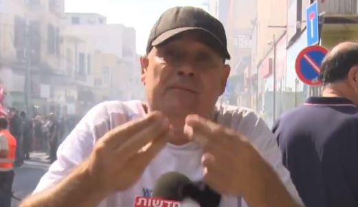 צפו: המרואיין פרץ בבכי באמצע שידור