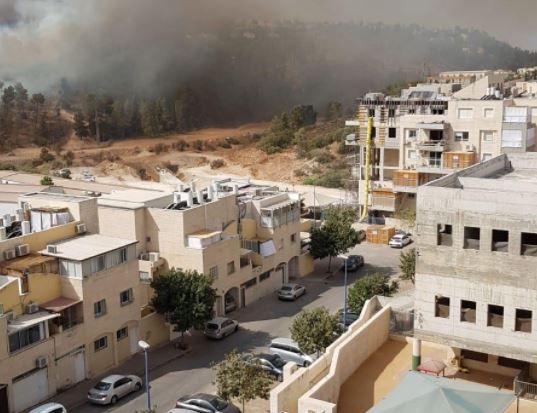 בנימין, שומרון ונוף הגליל: שריפות ענק ברחבי הארץ