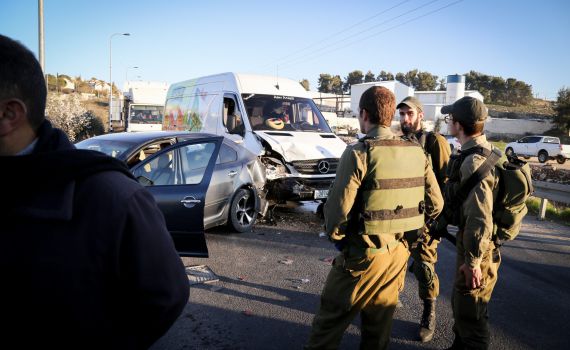 תאונת דרכים קטלנית ליד עפרה. נהג כבן 40 נהרג