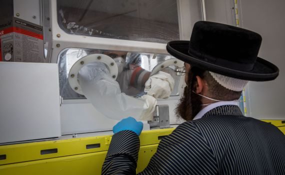 האדמו"ר מקרלין-סטולין נדבק בקורונה