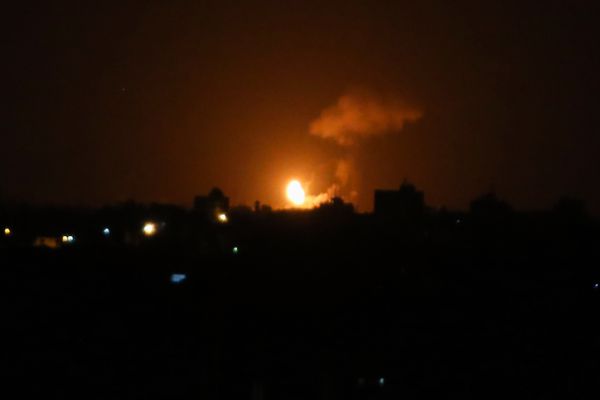 צה"ל תקף הלילה מהאוויר יעד קרקעי של חמאס