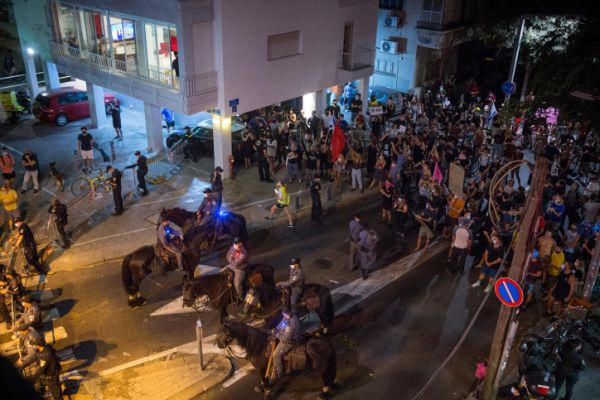 עימותים במחאה נגד נתניהו: 38 מפגינים נעצרו