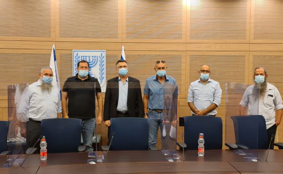 ח"כ גדעון סער נפגש עם ראשי מועצת יש"ע