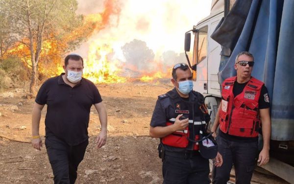 חשד להצתה: 3 שריפות במעוז צבי במהלך החג