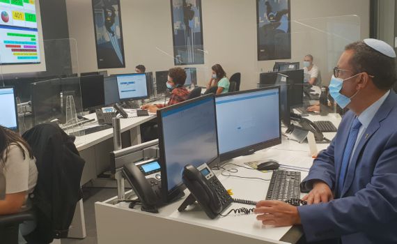 כ-2000 פניות ביום, כוננות שיא במוקד עיריית ירושלים