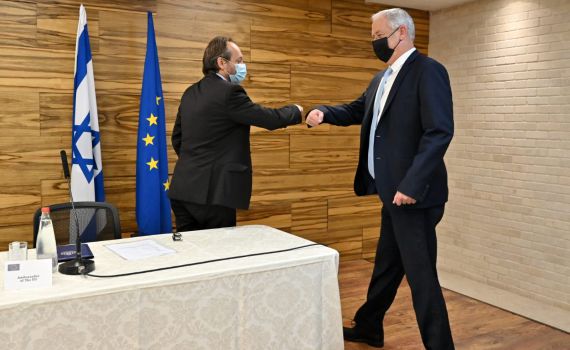 גנץ לנציגי האיחוד האירופי: לא להסכם עם איראן