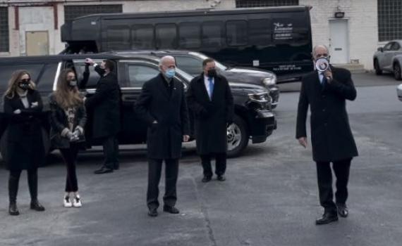 ביידן הגיע לעיר הולדתו: "שמח לחזור הביתה"