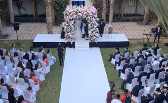 מזל טוב: חתונה יהודית ראשונה בדובאי • צפו