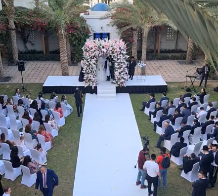 מזל טוב: חתונה יהודית ראשונה בדובאי • צפו