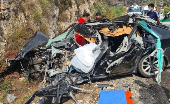 הרוג בתאונת דרכים קטלנית סמוך ליישוב עפרה