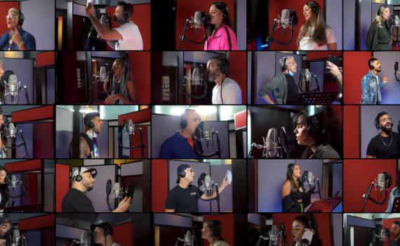 "זה קטן עלינו": אמני ישראל מתאחדים בשיר מחזק. צפו