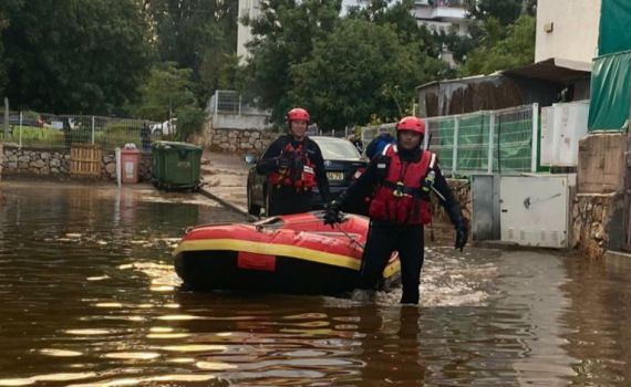 נזקי מזג האוויר; חילוצים והפסקות חשמל נרחבות