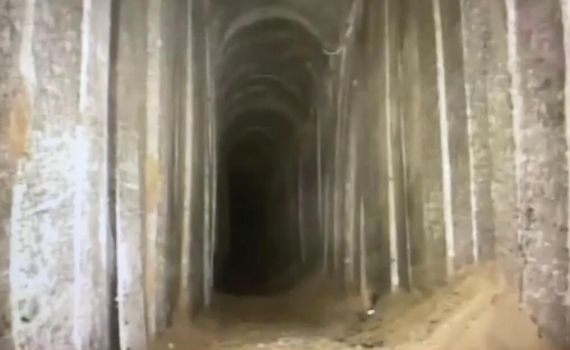 צה"ל חשף את המנהרה שהתגלתה בדרום. צפו בתיעוד