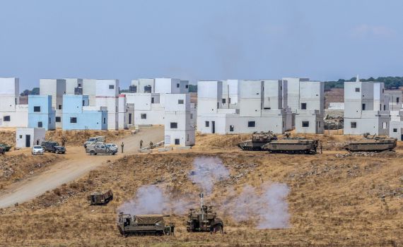 צה"ל חשף זירת מטענים סמוך לגדר הגבול עם סוריה