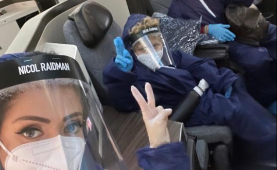 ניקול ראידמן חוזרת לארץ: כל טיסה היא רולטה רוסית