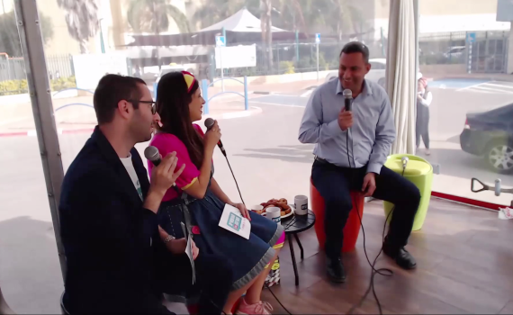 אלון דוידי במשאית הסרוגה: 'עושים הכל למען התושבים'