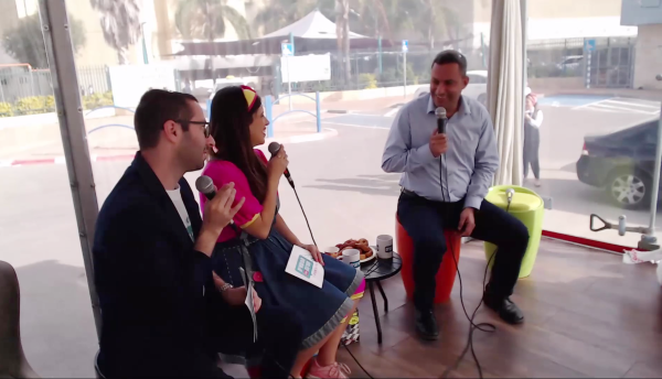 אלון דוידי במשאית הסרוגה: 'עושים הכל למען התושבים'