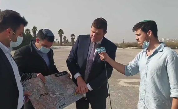 עמית הלוי בעטרות: "פה צריכה להיות שכונה יהודית"