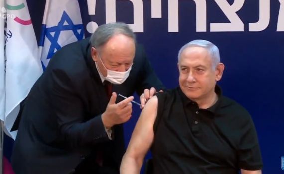 נתניהו התחסן במנה השנייה: "בדרך לניצחון"