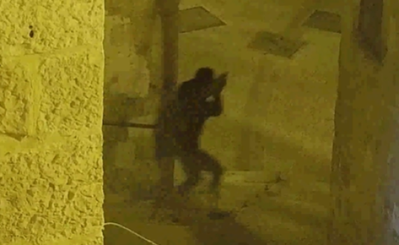 צפו: המחבל שלף נשק מאולתר וירה לכל עבר