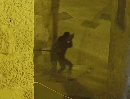 צפו: המחבל שלף נשק מאולתר וירה לכל עבר