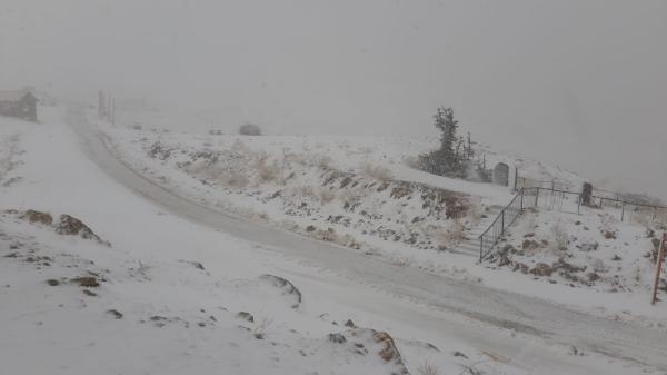 הפתעה לבנה: שלג ראשון ירד בחרמון. צפו בתיעוד