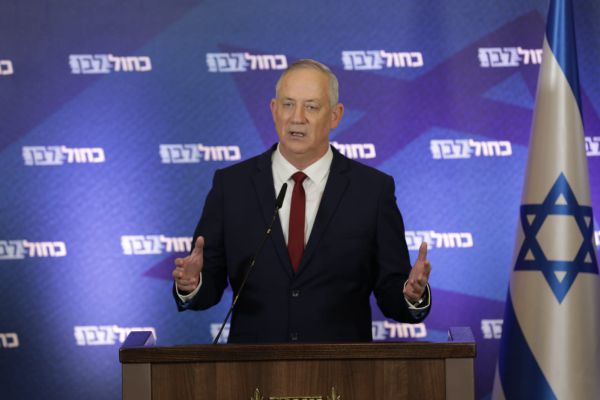 כחול לבן תתמוך בפיזור הכנסת: "לא אעמוד מנגד"