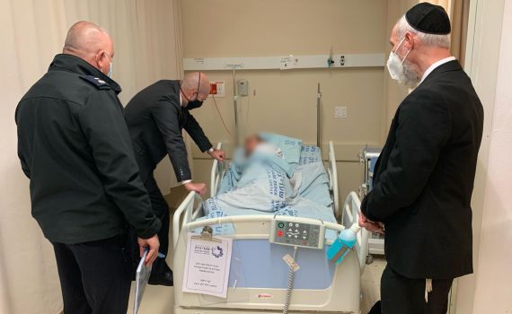 חרדי מאושפז במצב בינוני בעקבות מחדל של המשטרה