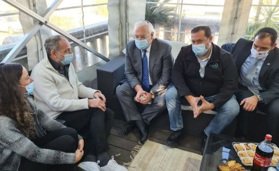 השגריר פרידמן בטל מנשה: "להישאר כאן ולצמוח"