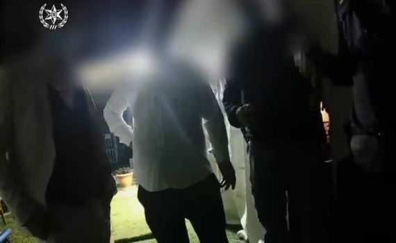 צפו: כך סגרה המשטרה חתונה שהפרה את הסגר