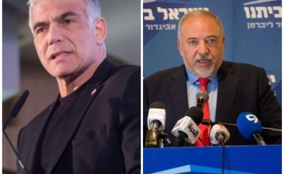 אחרי בנט וסער: ליברמן ולפיד גם חתמו על הסכם