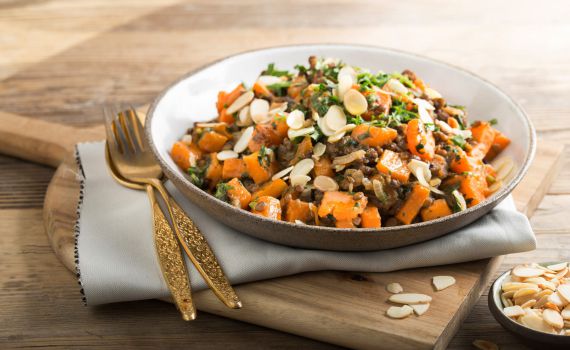 בריא וטעים: מתכון לסלט עדשים חם וחורפי