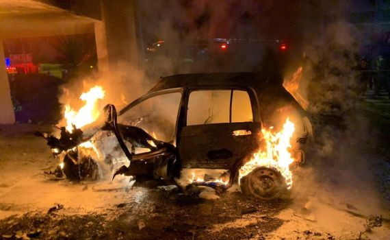 פצוע קשה מפיצוץ רכב בצומת מגידו